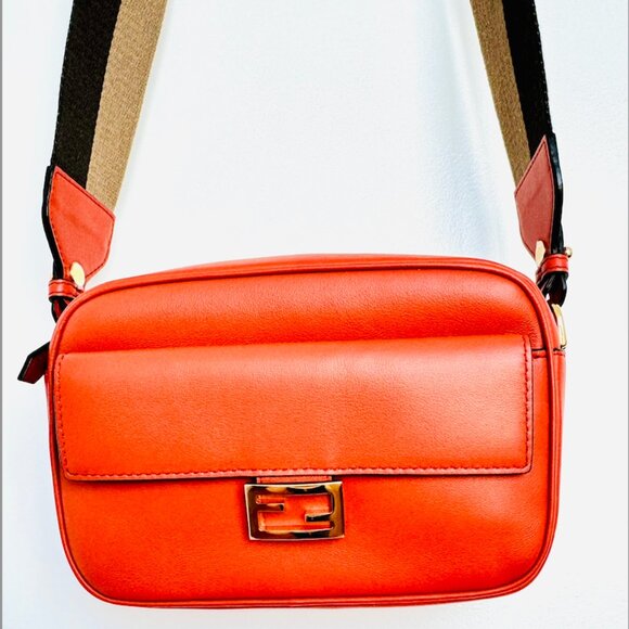 Fendi Camera Crossbody Bag Brand New in Orange Color - Picture 1 of 14
